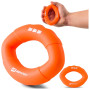 Эспандер силиконовый овальный 22,6кг Hop-Sport HS-S022OG оранжевый
