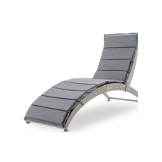 Садовый шезлонг Di Volio Ciampino серо/графитовый