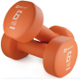 Гантели для фитнеса неопреновые круглые Hop-Sport HS-V060DR 2x6кг оранжевый