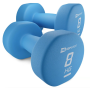 Гантели для фитнеса неопреновые круглые Hop-Sport HS-V080DR 2x8кг голубой