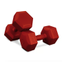 Гантели для фитнеса композитные Hop-Sport HS-C050DS 2х5кг красный
