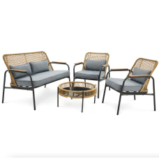 Комплект садовой мебели Di Volio Salerno бежевый/серый