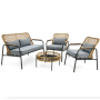 Комплект садовой мебели Di Volio Salerno бежевый/серый