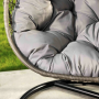 Підвісне крісло-кокон Di Volio Bacoli одномісне сірий