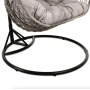 Підвісне крісло-кокон Di Volio Foggio двомісне сірий