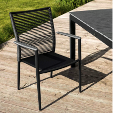 Кресло Di Volio Asti серый/черный