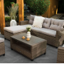 Комплект садовой мебели Di Volio Dalmia бежевый/кремовый