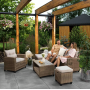 Комплект садовой мебели Di Volio Dalmia бежевый/кремовый