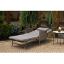 Садовий шезлонг Di Volio Breso з ротангу бежевий