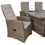 Комплект садових меблів Di Volio Rawena 6+1 бежевий