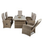 Комплект садових меблів Di Volio Rawena 6+1 бежевий