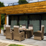 Комплект садових меблів Di Volio Rawena 6+1 бежевий