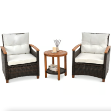 Комплект садовой мебели Di Volio Arde коричневый/кремовый