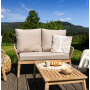 Комплект садових меблів Di Volio Akaia бежевий