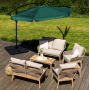 Комплект садових меблів Di Volio Akaia бежевий