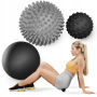 Набор массажных мячей Trex Sport TX-003MSA 3в1 для йоги и фитнеса EPP