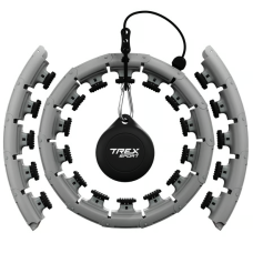 Хулахуп Trex Sport TX-010CHH масажний з обважнювачем сірий