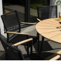 Комплект садовой мебели Di Volio Acona 6+1 черный/бежевый