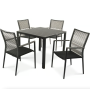 Комплект садовой мебели Di Volio Carineo 4+1 серый