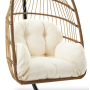 Подвесное кресло-кокон Di Volio Beluno бежевый