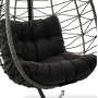Підвісне крісло-кокон Di Volio Corta одномісне графітовий