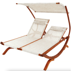 Садовий шезлонг Di Volio Pionza двомісний бежевий