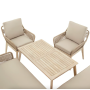 Комплект садових меблів Di Volio Albenga бежевий