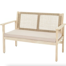 Садова лавка Di Volio Teracina з спинкою бежевий