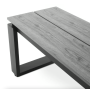 Садова лавка Di Volio Pisa 160 см 2 штуки сірий