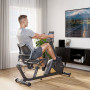 Горизонтальний велотренажер Hop-Sport HS-4500L Arkil чорно-золотистий