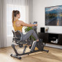 Горизонтальний велотренажер Hop-Sport HS-4500L Arkil чорно-золотистий