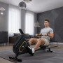 Гребний тренажер Hop-Sport HS-085R Bazel магнітний black/gold