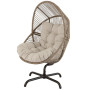 Крісло-кокон садове Di Volio Leno обертове коричневий
