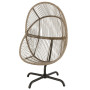 Крісло-кокон садове Di Volio Leno обертове коричневий