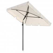 Парасоля садова Di Volio Ankona кремова 200х125см з нахилом та чохлом