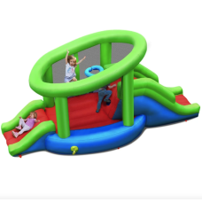 Надувний Costway Castillo подвійний баскетбольний будинок (без вентилятора)