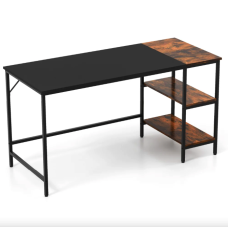 Комп'ютерний стіл Costway Tiffany з двома полицями в стилі Loft
