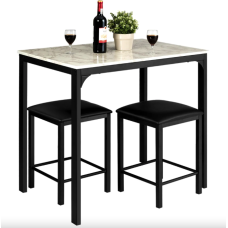 Комплект меблів Costway Venni барний стіл з табуретом 2 шт