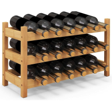 Винна стійка Costway Wenko настільна на 18 пляшок
