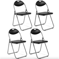 Стілець складаний Costway Moro з переносною ручкою 4 штуки