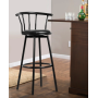 Барний стілець Costway Pareo з спинкою 2 штуки