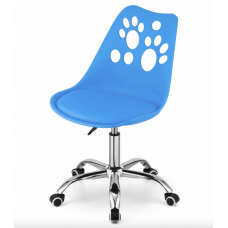 Офісне крісло Leobert Print синій