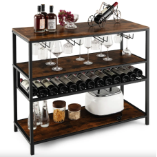 Стіл для кухні Costway Alfred фуршетний в стилі Loft