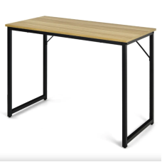 Письмовий стіл Costway Homart із сталевим каркасом натуральний