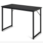 Письмовий стіл Costway Homart із сталевим каркасом чорний