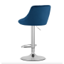 Барний стілець Leobert Kast з спинкою 2 штуки темно-синій