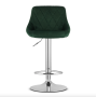 Барний стілець Leobert Kast з спинкою 2 штуки зелений