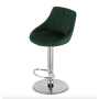 Барний стілець Leobert Kast з спинкою 2 штуки зелений