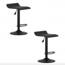 Барний стілець Leobert Fort екошкіра 2 штуки чорна основа #3450