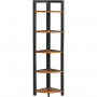Стелаж кутовий Leobert Bergamo на 5 полиць у стилі Loft #LLS803B01